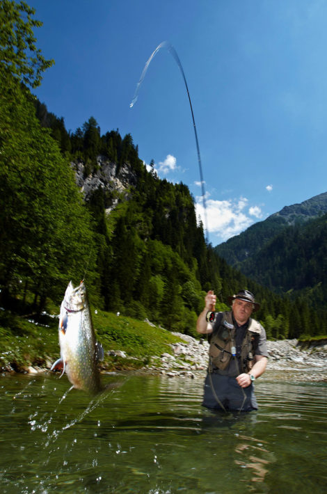 Pfandlinghof Grossarl, Fliegenfischen Grossarler Ache, Salzburger Land