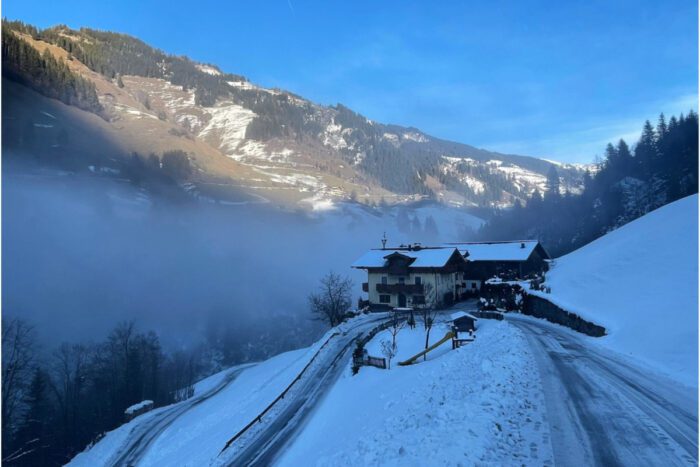 Pfandlinghof im Winter